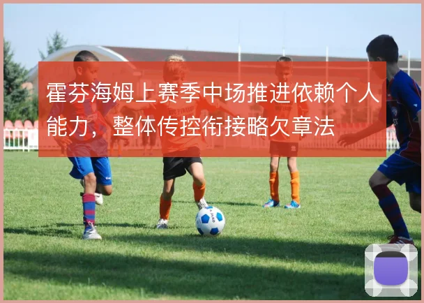 霍芬海姆上赛季中场推进依赖个人能力，整体传控衔接略欠章法